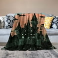 thumbnail image 2 of Autua Bats Warm Lightweight Blanket Soft Fleece Blankets Throw Blanket for Living Rooms Sofa Decor All Seasons Excellent Hand Feel Gifts Blanket 60x80in, 2 of 6