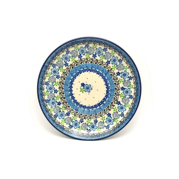 Polish Pottery Plate - Salad/Dessert (7 3/4") - Flower Works