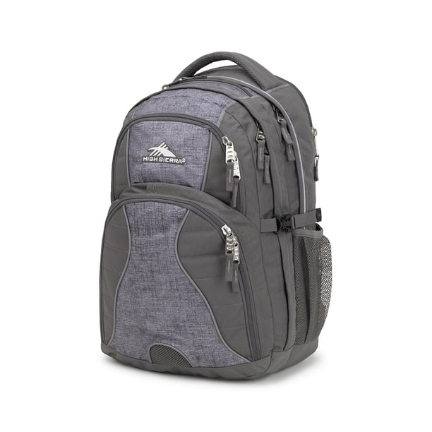 High Sierra Unisex Swerve Mochila estándar para portátil, gris, High Sierra Paquete diario