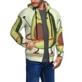 thumbnail image 2 of Naloa Avocado1 Men’s Hoodies, Zip up Hoodie, Sweatshirts,Hoodies for Men Sizes S-3XL-X-Large, 2 of 5