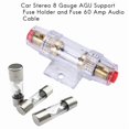 thumbnail image 2 of Soporte de fusibles Estereo 8 galgas del Coche y Cable Fusibles audio 60 amperios, 2 of 5