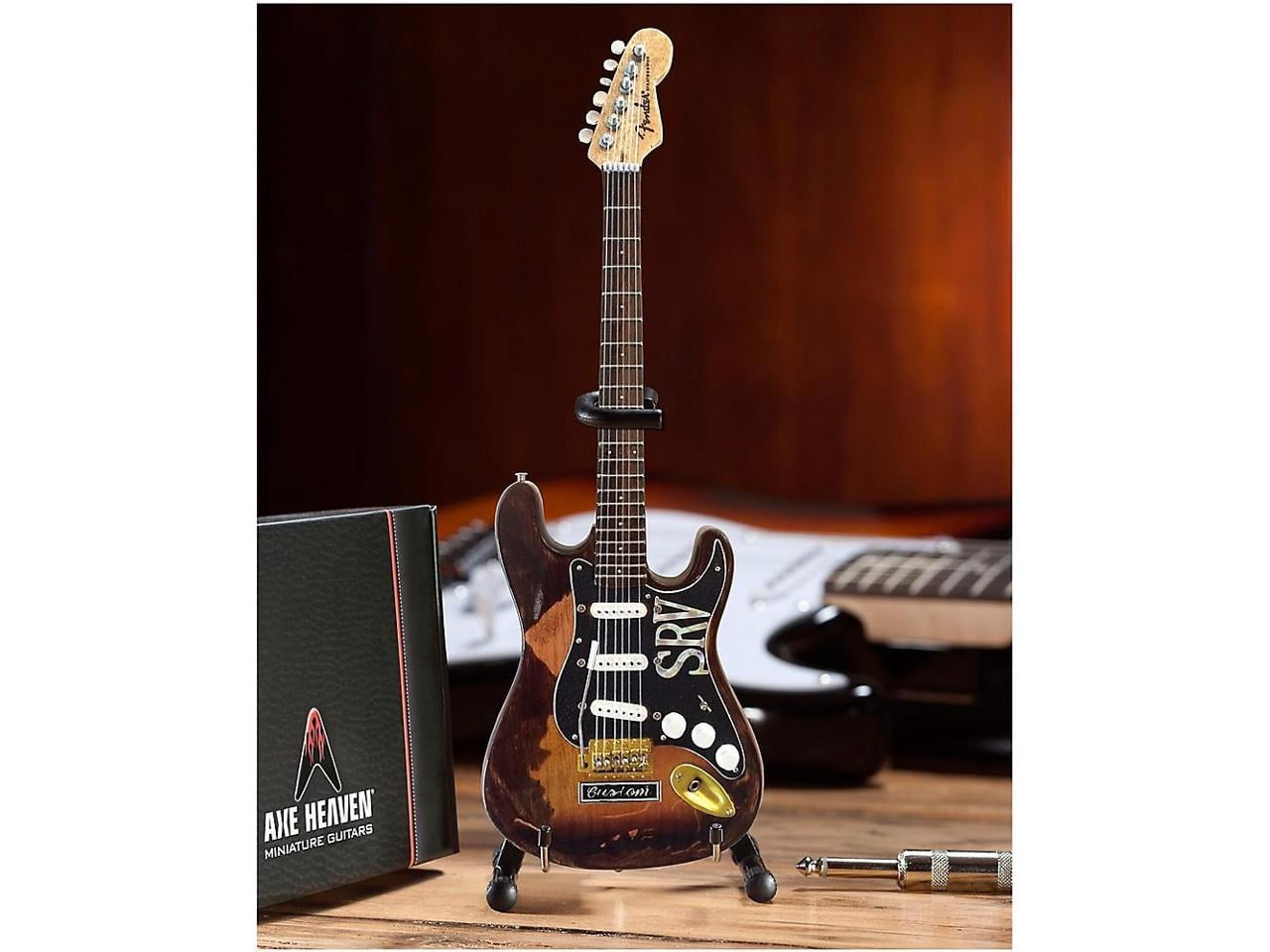 Axe Heaven Fender Stratocaster - Classic Sunburst Finish Officially Licensed Miniature Guitar Replica (SRV Edition)