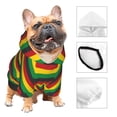 thumbnail image 3 of Balery Music Colors 1 Sudadera con Capucha para Perros Pequeños – Ropa para Mascotas, Disfraz para Perros y Gatos, Ideal para Fiestas y Cosplay-Large, 3 of 7