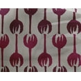 thumbnail image 4 of oneOone Georgette Viscose Maroon Fabric Floral Block Dress Material Fabric Print Fabric By The Yard 42 Inches Wide, 4 of 4