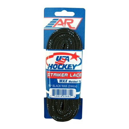 A&r Striker Ice Hockey Waxed Skate Laces Pro Style Heavy Duty Lace Double (Best Hockey Skate Laces)