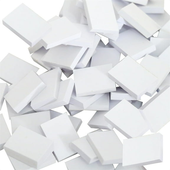 Triani 50Pcs Miniature White Book Dollhouse Book Models Mini Books Models for DIY Miniature Things and Dollhouse Decoration(0.83*0.62*0.12)