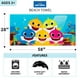 thumbnail image 4 of Toalla Franco Kids Baby Shark de algodón 147 cm x 71 cm, 4 of 6