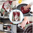 thumbnail image 4 of Christmas Dwarf Kitchen Towels Dish Towel,Xmas Tree Absorbent Hand Towels Cleaning Dishcloth Tea Towels,Black Red Buffalo Plaid Reusable Drying Dish Cloths Set of 3, 4 of 11
