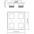 thumbnail image 3 of Elan Lighting - Gorve - 12.5 Inch 4 Led Flush Mount - Elan Lighting, 3 of 4