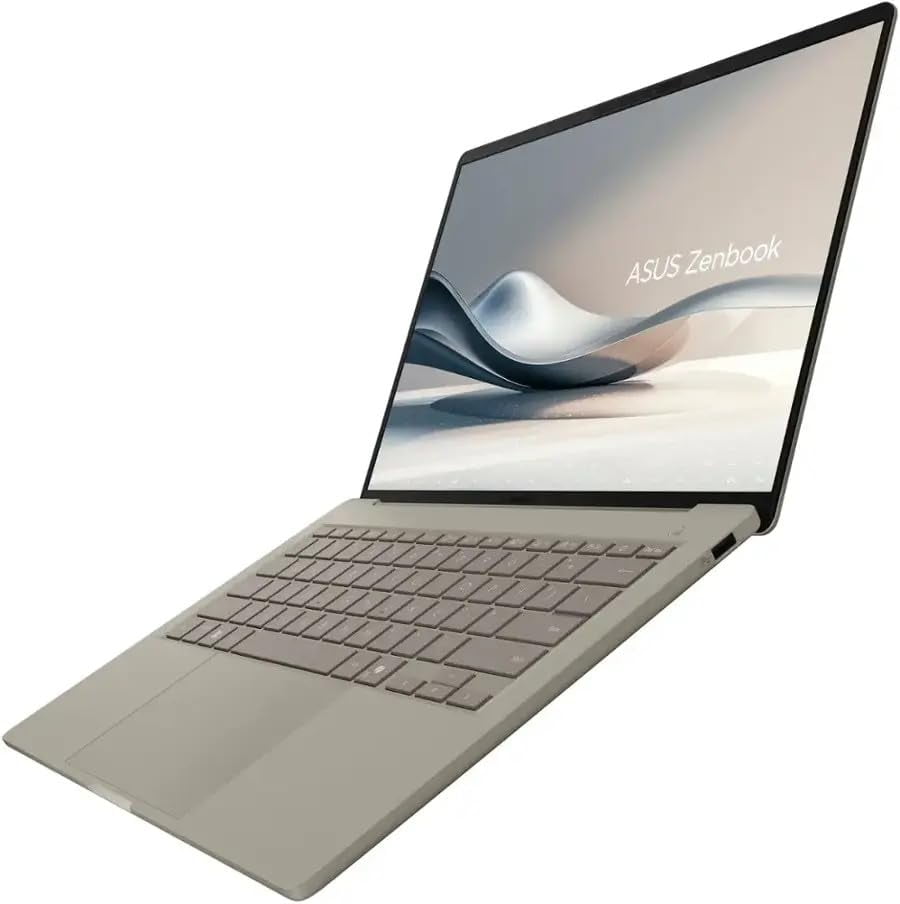 ASUS 2025 Zenbook 14” WUXGA Laptop 8-Core Qualcomm Snapdragon X Plus X1P-42-100 Processor Adreno Graphics 16GB LPDDR5 1TB SSD Thunderbolt 4 WiFi AX BT Webcam HDMI2.1 Backlit KB Windows 11 Home
