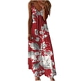 thumbnail image 2 of Qiopertar Robe d'Été Imprimée Décontractée Sans Manches Col en V pour Femmes en Solde Livraison Gratuite à Moins de 5$ jusqu'à 90 % de Réduction, 2 of 5