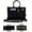 Black, variant on Work Bag for Women Laptop Tote Bag With Multi Compartments Women's Canvas Purse with Zipper, for Travel Nurse Teacher
