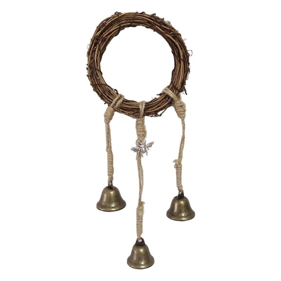 QHUDLV Witch Bells Protection for Door Knob, Multicolor Wiccan Wind Chimes for Spiritual Protection