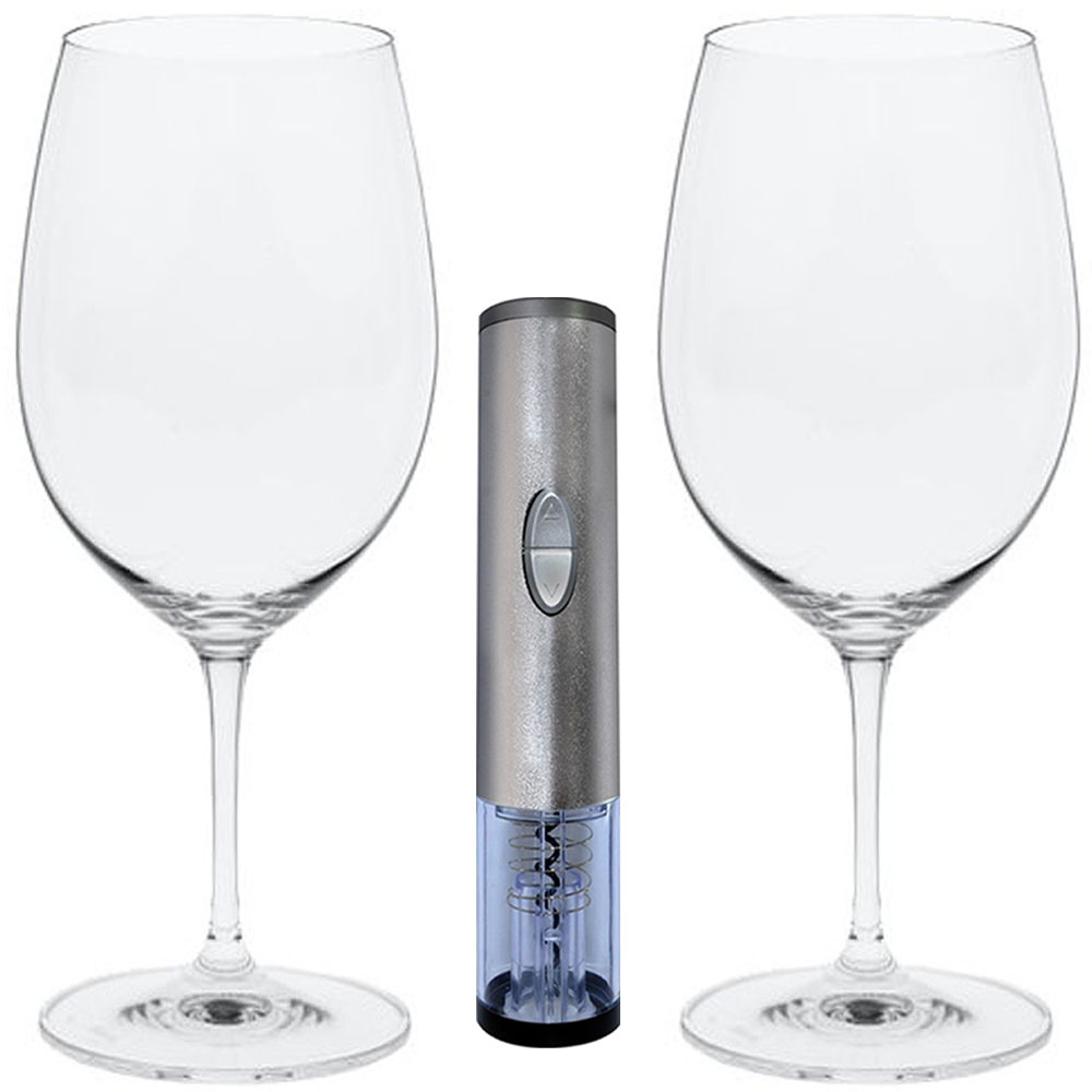 Riedel 6416/0 Vinum Sauvignon Wine Glasses 2Pack Bundle with Hashub Goods Electric
