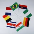 thumbnail image 3 of EeaseMX 50 minibanderas nacionales portátiles con palo, banderas de países del mundo para decoración de bares y fiestas (patrón aleatorio de 50 países), 3 of 7