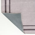 thumbnail image 6 of JONATHAN Y WASHABLE 2 x 8 Runner Rug, Sloane 2-Stripe Border Washable - Light Purple/Dark Purple, WSH125D-28, 6 of 7