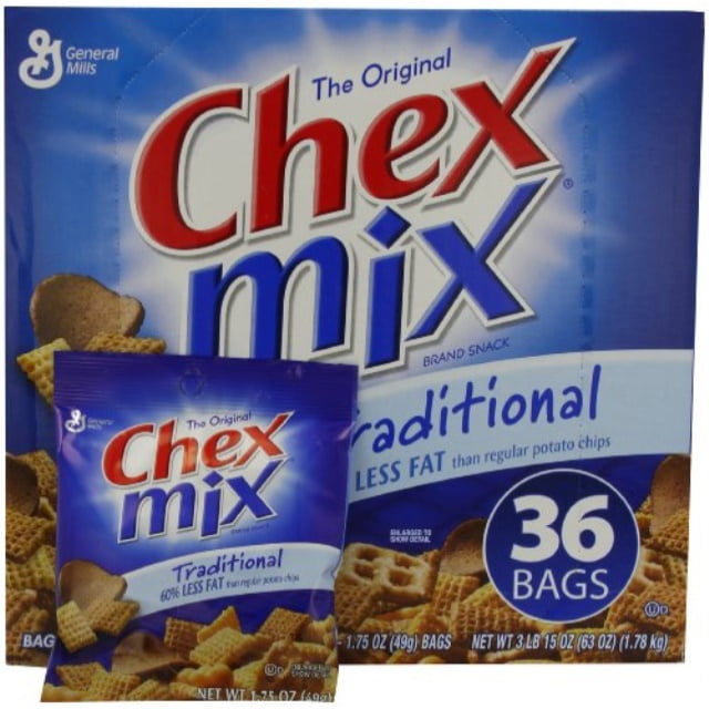 general mills chex mix traditional 60 less fat than regular potato