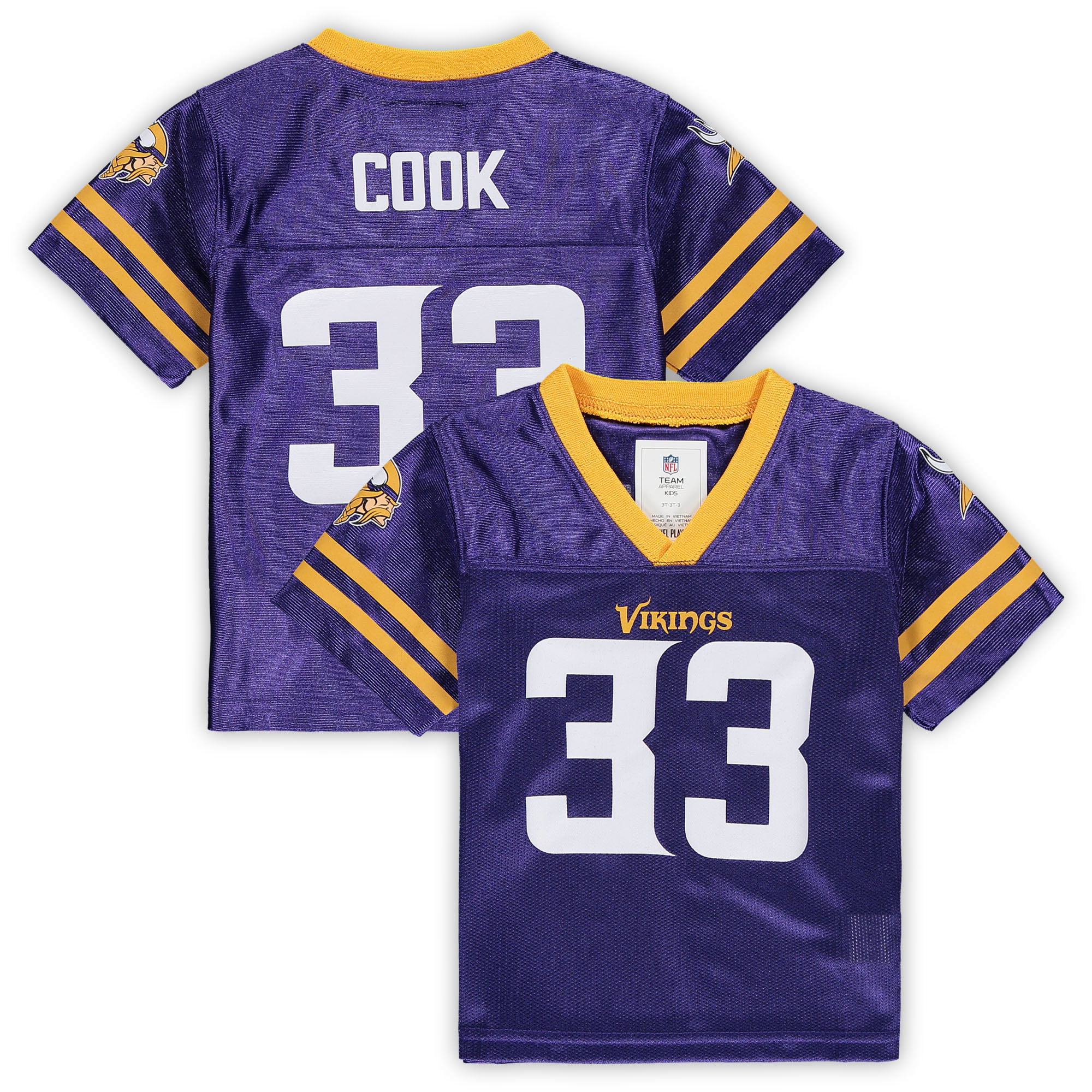 Herren Dalvin Cook #33 Minnesota Vikings American Fußball Trikot Jersey 