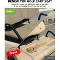 thumbnail image 3 of SCITOO Replacement Cushions for Golf Cart Front Seat, Golf Cart Cushion Seat for EZGO RXV, Stone, 2 Piece Set, 3 of 5