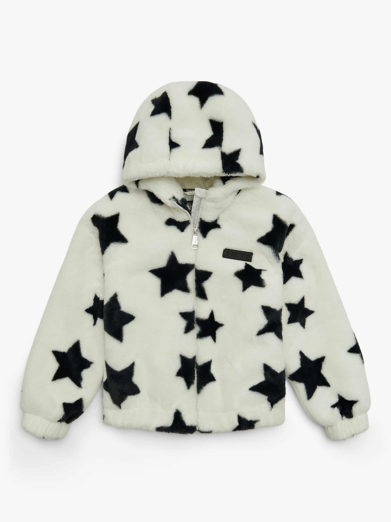Justice Girl's Faux Fur Hooded Jacket, Sizes XS - XL