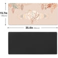 thumbnail image 3 of Boho Botanical Moon Desk Mat, Desk Accessory, Cute Workspace, Trendy Workspace, Trendy, 35.4x15.7in Large Gaming Mouse Pad, Cute Desk Topper, Pretty Desk Pad, 3 of 6