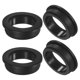thumbnail image 1 of Uxcell 4-Pack 2.02 Pulgadas Diámetro del Agujero, 1.57 Pulgadas ID Grommets de Caucho de Silicona para Cableado, Tapones de Agujero, Escritorio, Tubería de Agua, Hidropónico, Riego [Negro], 1 of 1