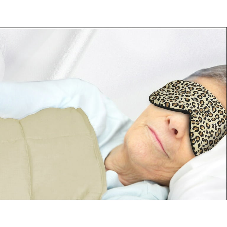 NEX 100 Natural Cotton Luxury Weighted Blanket Queen 15lbs Moonbeam Beige With Adjustable Soft Silk Sleeping Mask Walmart