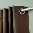 thumbnail image 2 of Domovina Premium Grommet Curtain-Color:Taupe,Size:96" x 108", 2 of 4