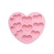 thumbnail image 1 of Molde de silicona para pasteles con forma de corazón: apto para uso alimentario, -40~230 ℃, 21 x 19,8 x 1,8 cm, rosa, repostería/elaboración de jabón, 1 of 6