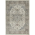 thumbnail image 5 of Nourison Concerto Ivory/Grey 6' x 9' Area Rug, Transitional, Persian, Bed Room, Living Room, Dining Room, Kitchen, Easy Cleaning, Non Shedding,, 5 of 8