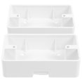 thumbnail image 1 of KAKOWELY outlet base box 2pcs Versatile Surface Mount Electrical Outlet Box for Wall Mounted Installations Wall Outlet Box Socket Box Universal Switch Box, 1 of 4