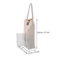thumbnail image 1 of OULII 1Pc Automobile Tissue Holder Car Accessories Tissue Holder White Canvas, 1 of 8