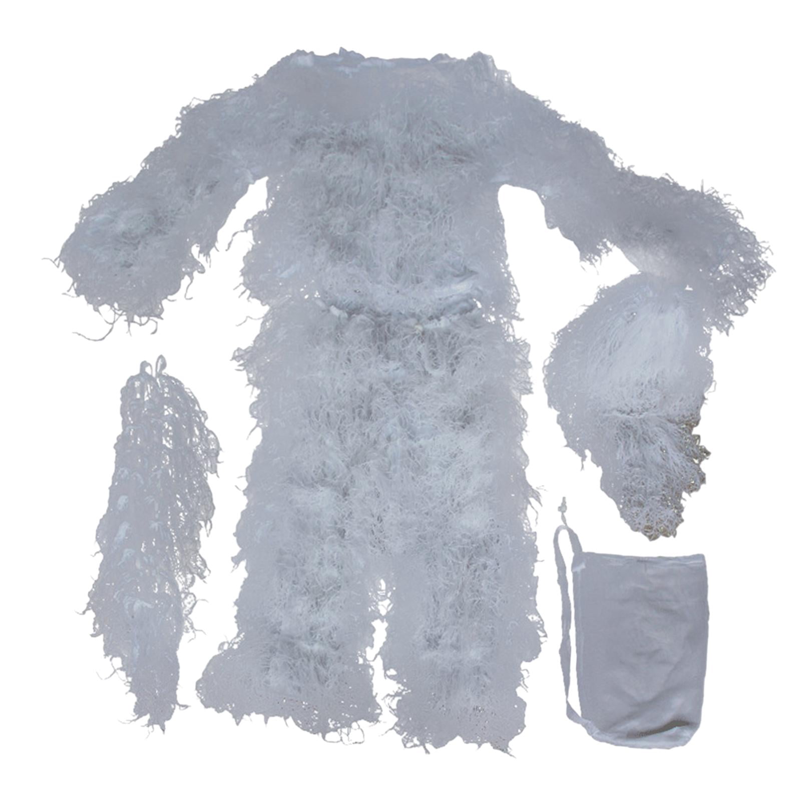 Ghillie Suit Hunting suits Jacket and Pants Gilly Suit Apparel Clothing for Turkey Hunting Bird Watching 130