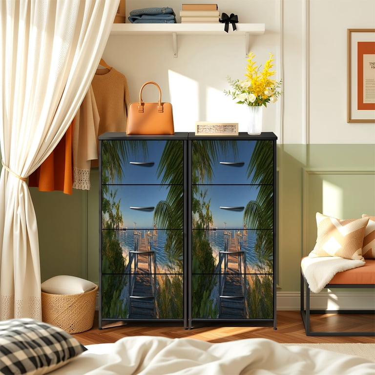 beach house bedroom dresser Laguna Beach Dresser & Mirror