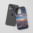 thumbnail image 3 of Spiral City Galaxy Tough Phone Case for All iPhone Series Fantasy Dark Blue, 3 of 7