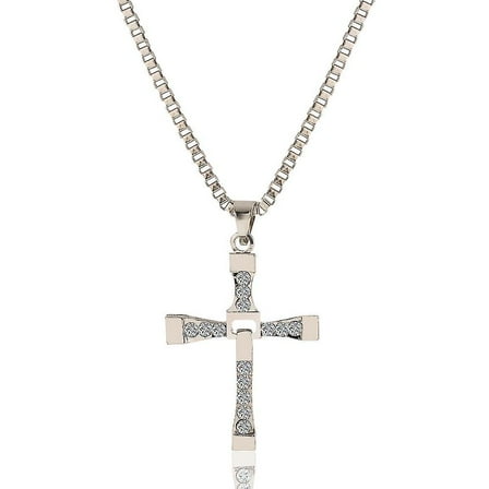 Male Necklaces & Pendants Jewelry Fast And The Furious Men Classic Cross Pendant Necklace