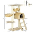 thumbnail image 3 of PawHut Arbre à Chat pour Chats d'Intérieur Centre d'Activités pour Chaton Lit de Repos Jouet 39 Pouces, 3 of 10