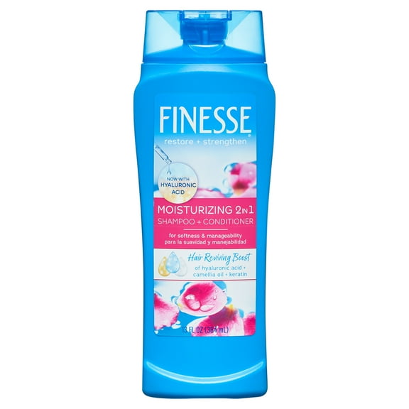 Finesse Restore   Strengthen Moisturizing 2 in 1 Shampoo & Conditioner, 13 fl oz