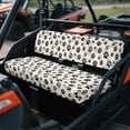 thumbnail image 3 of HUIACONG Dog Paw Print UTV Seat Covers Waterproof Breathable 2 PSC UTV Seat Covers Non-Slip Soft Fit for Kawasaki Mule 3000 3010 3020, 3 of 7
