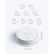SITERWELL Smoke & Carbon Monoxide Detector Combo 10 Year Battery, UL217-9th, Reduced Nuisance Alarms, Bilingual Voice Alerts, 2 pack