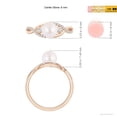 thumbnail image 4 of ANGARA Japanese Akoya Cultured Pearl and Diamond Infinity Ring in 14K Rose Gold for Women | June Birthstone, Birthday, Anniversary, Jewelry Gift for Women | Pearl Ring, 4 of 8