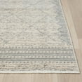 thumbnail image 3 of Indigo Ink Contempo Diamond Bohemian Grey Geometric Indoor Area Rug, 2' x 3', Machine Washable, 3 of 5