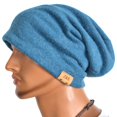 thumbnail image 4 of Gorro VECRY Slouch con forma de calavera para invierno y verano (turquesa), 4 of 4