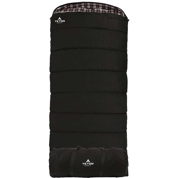 TETON Sports Outfitter XXL 35 Degree Canvas Sleeping Bag, Comfortable