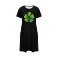 thumbnail image 5 of biudgviw Saint Patrick's Day Women's Nightgowns Print Short Sleeve Sleepwear Casual Loose Crewneck Pajama Dress S-XXL, 5 of 5