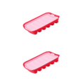 thumbnail image 3 of Cateissary Molde de silicona para salchichas, 6 cavidades, molde antiadherente para sartén de chocolate para dulces de hielo, para hornear, rojo Rojo 2piezas, 3 of 6