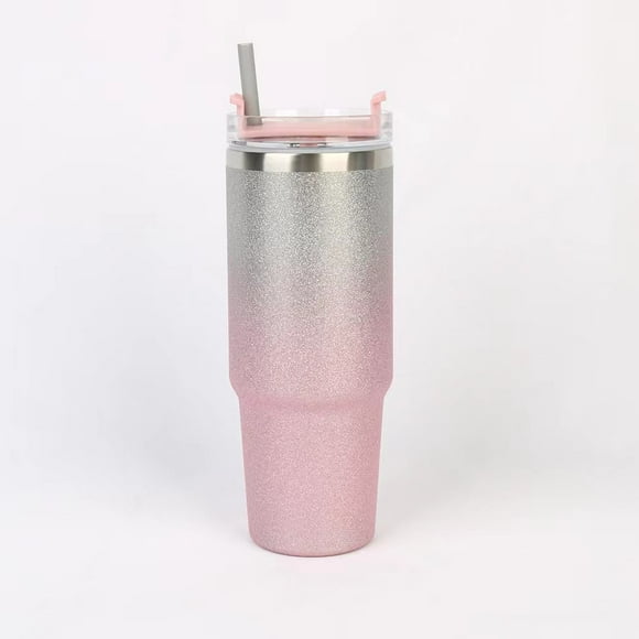 30oz Tumbler with Straw and Lid, Stainless Steel Coffee Cup, Travel Insulated Cup Mug, Smoothie Bottle Insulated Coffee Cup