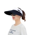 thumbnail image 1 of stanreset Sun for Visor Hats Women Large Brim Protection Beach Cap Adjustable Sun Hat for Outdoors No.4, 1 of 3