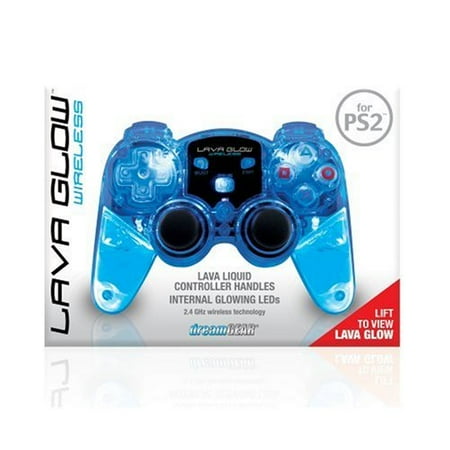 DREAMGEAR DRM524B PlayStation 2 Lava Glow Wireless Controller