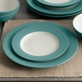 thumbnail image 5 of Noritake Colorwave Turquoise 4-Piece Rim Place Setting, 5 of 6